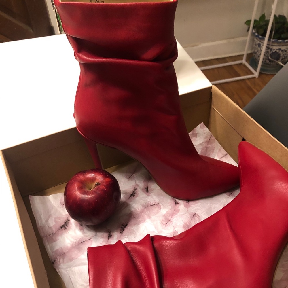 Apple Red Jessica Simpson Booties